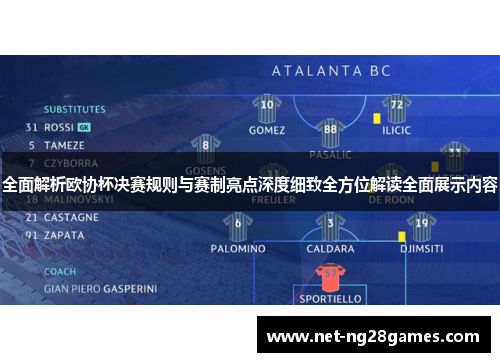 全面解析欧协杯决赛规则与赛制亮点深度细致全方位解读全面展示内容